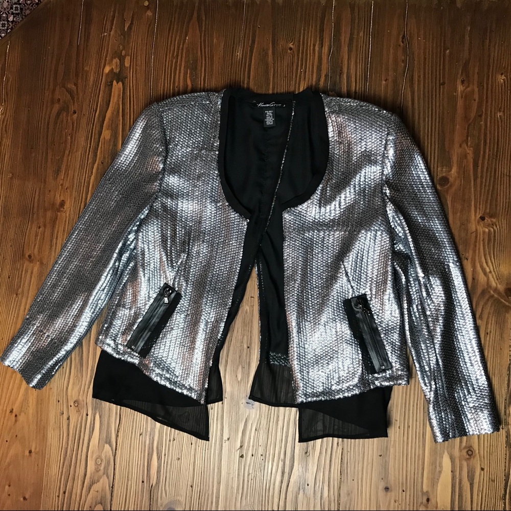 Kenneth Cole Sequin Jacket